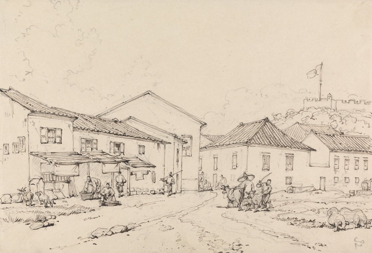 Monte Fort, Makao by George Chinnery