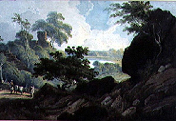 Midnapore yakınlarında, Bengal by George Chinnery
