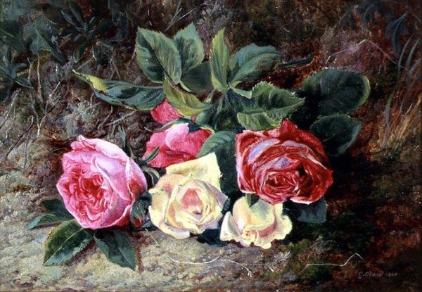 Güller, 1865 (yağ) by George Clare