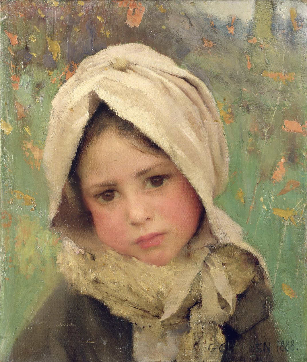 küçük bir çocuk by George Clausen