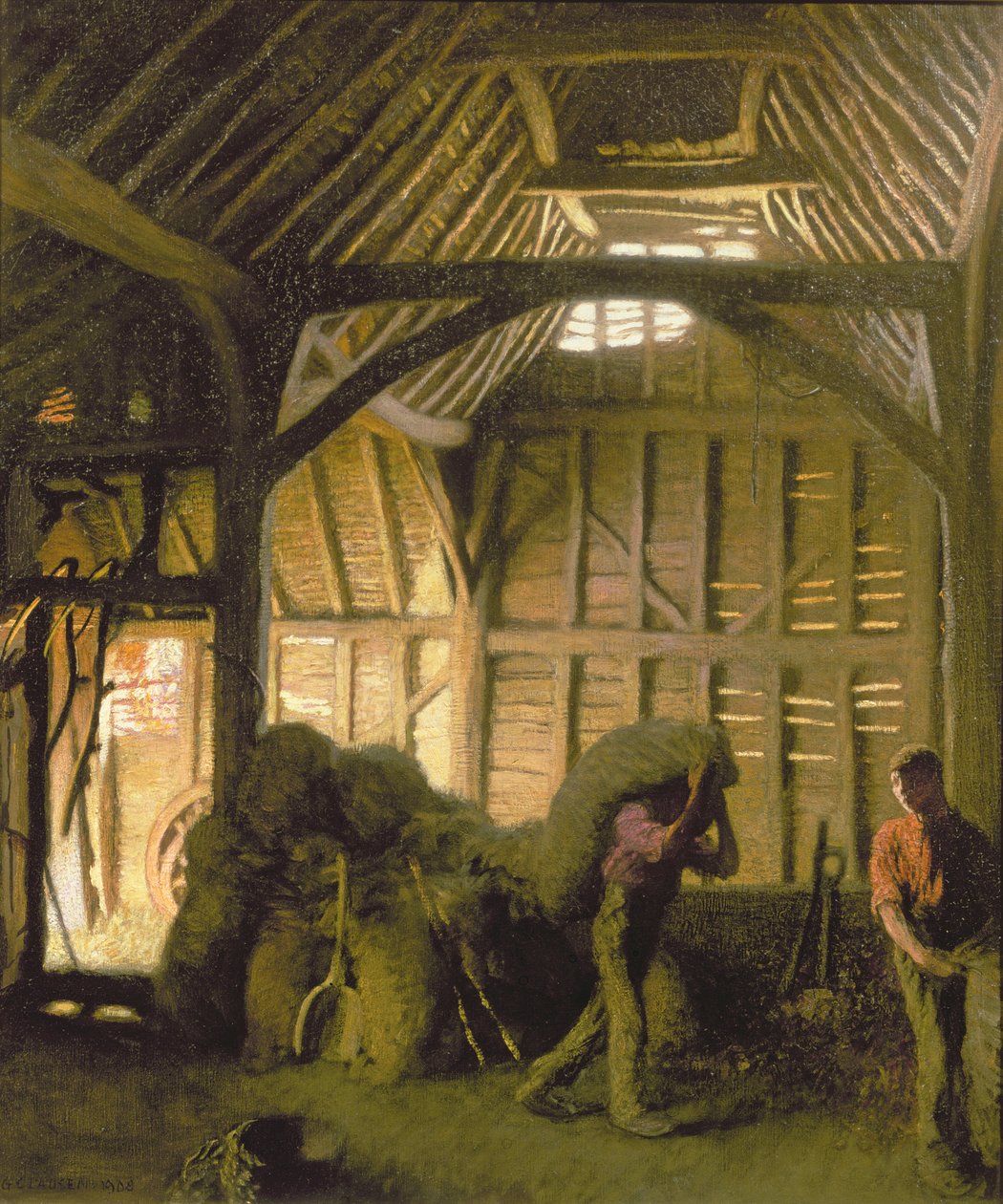 Eski Bir Ahır by George Clausen