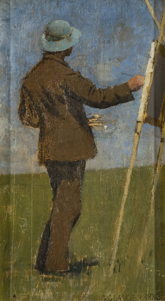 Kapı Dışında Bir Sanatçı by George Clausen