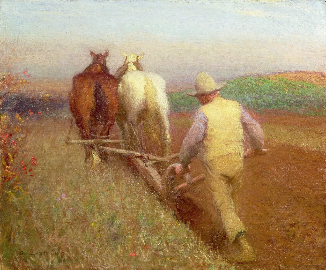 Bir Sonbahar Sabahı, 1897 by George Clausen