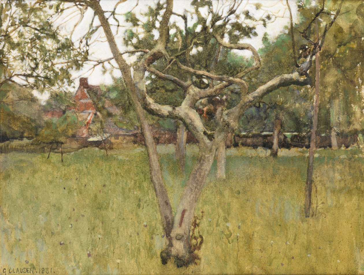 Meyve bahçesi by George Clausen