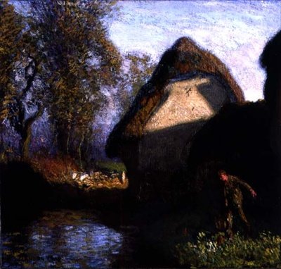 Ahırın Arkasında by George Clausen