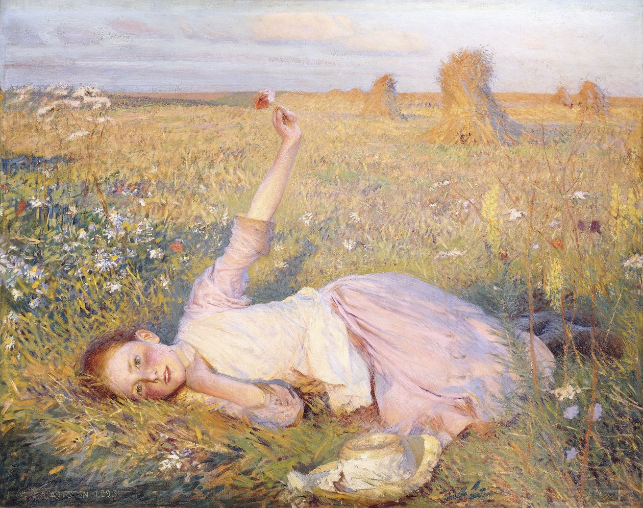 Akşam Şarkısı by George Clausen