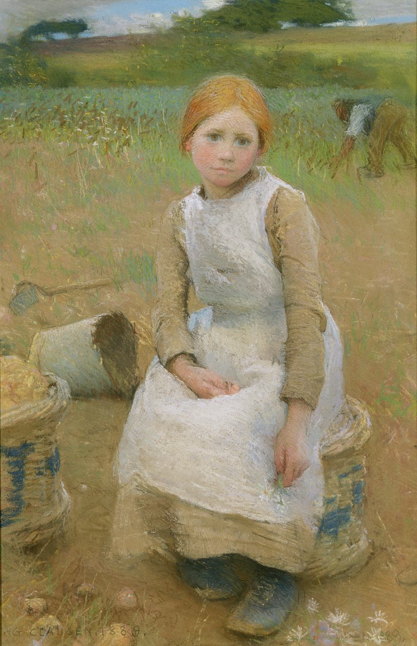 Küçük Gül, 1889 by George Clausen