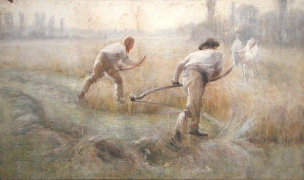 Tırpan (kağıt üzerine sulu boya) by George Clausen