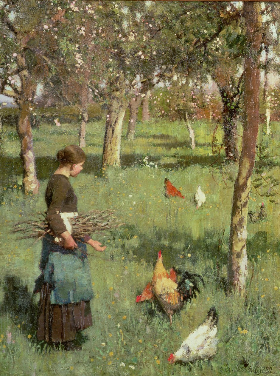 ilkbahar by George Clausen