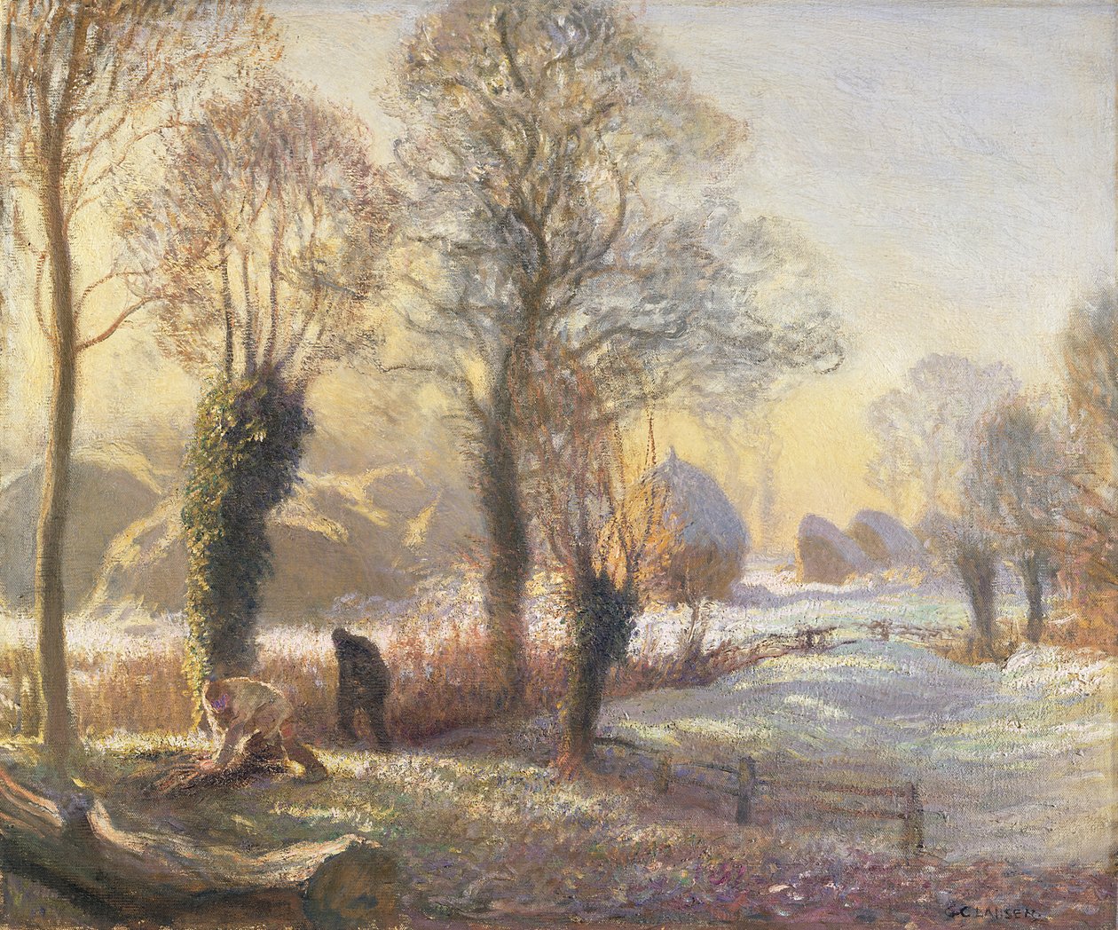 kış sabahı by George Clausen