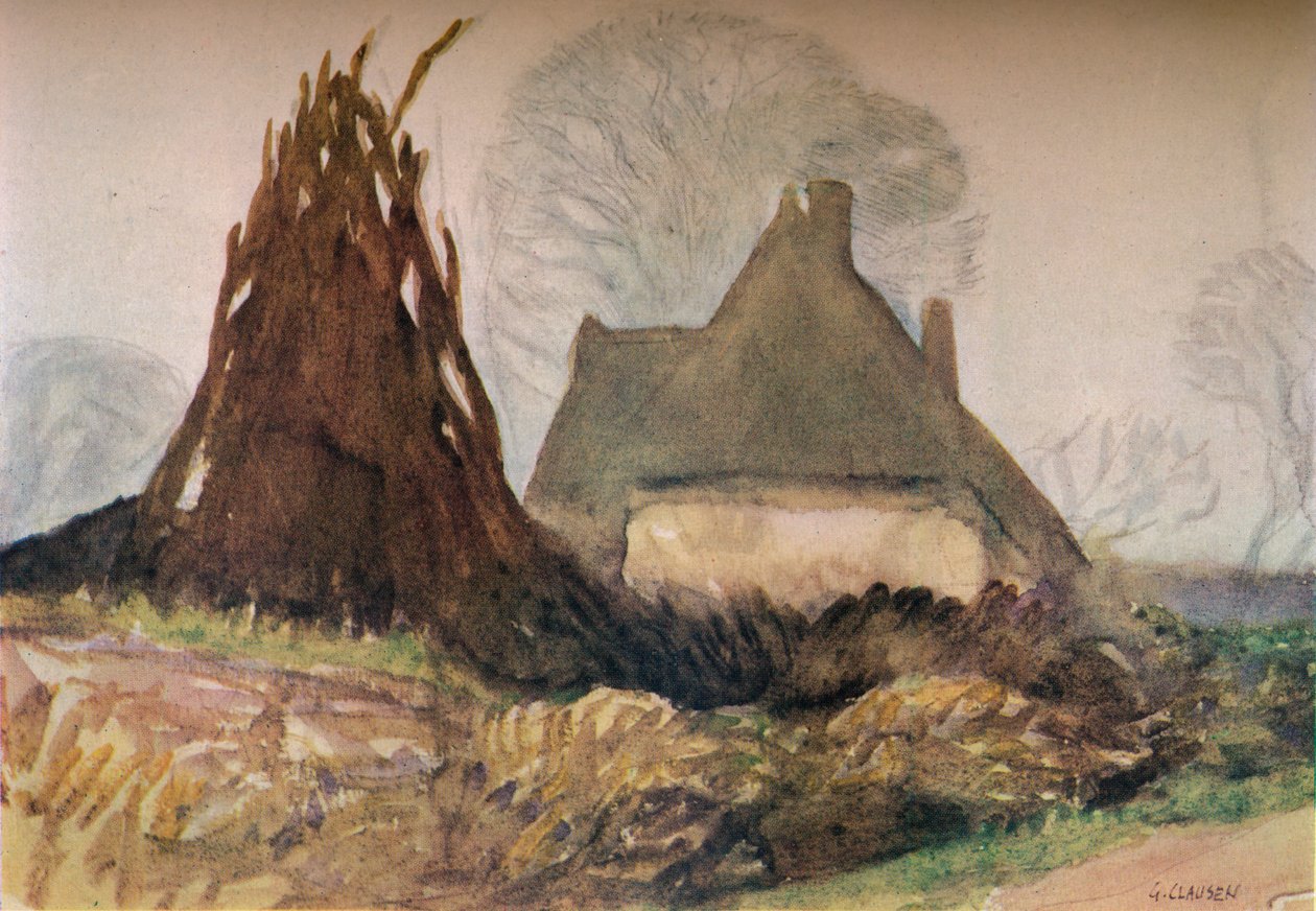 Woodmans Kulübesi, c20. yüzyıl 1931 by George Clausen