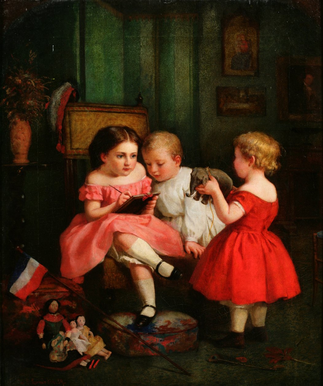 Fili Çizmek, 1859 by George Cochran Lambdin
