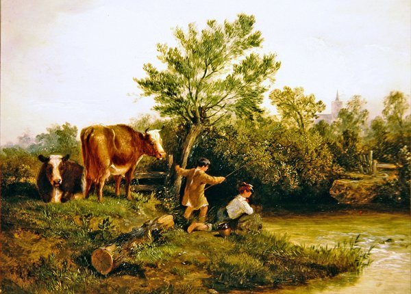 genç balıkçılar by George Cole