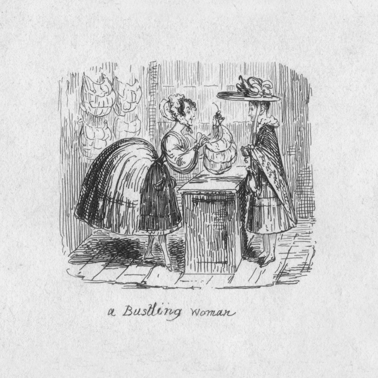 Hareketli Bir Kadın, 1829 by George Cruikshank