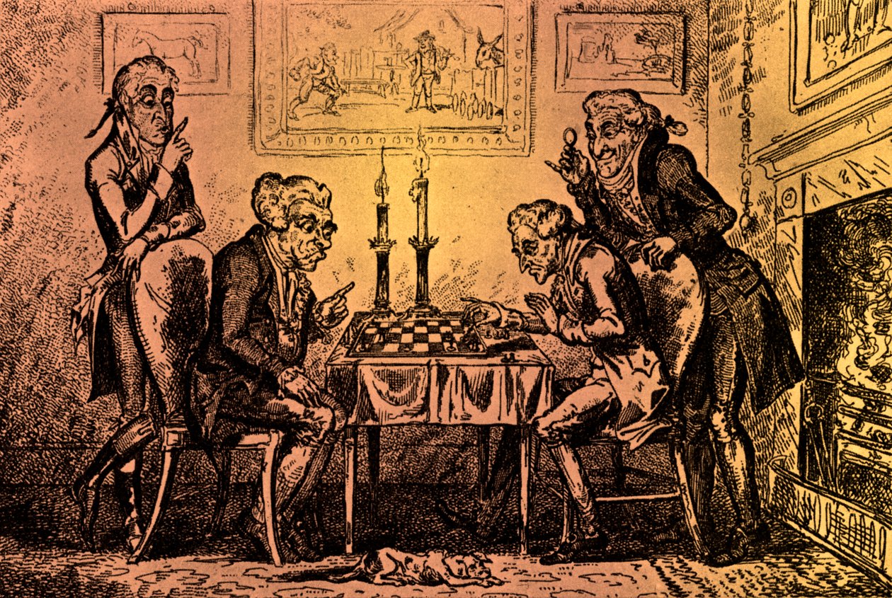 Satranç Oyunu by George Cruikshank