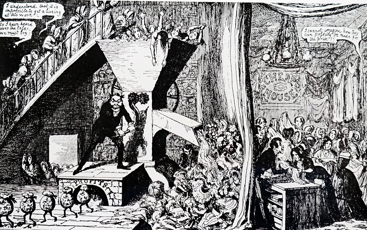 Terli bir işçi by George Cruikshank