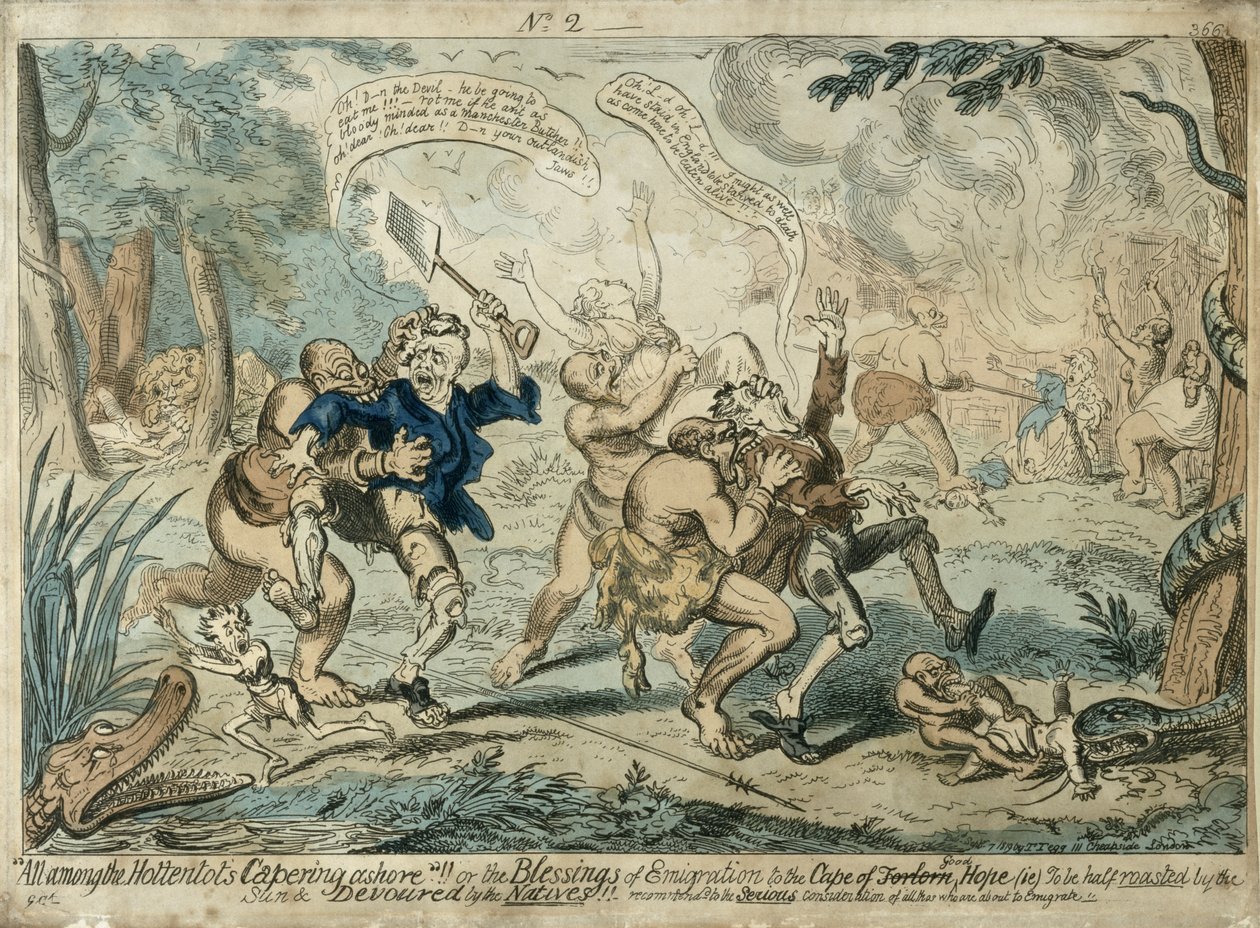 Tüm Hottentots Arasında Karaya Çıkan..., 7 Eylül 1819