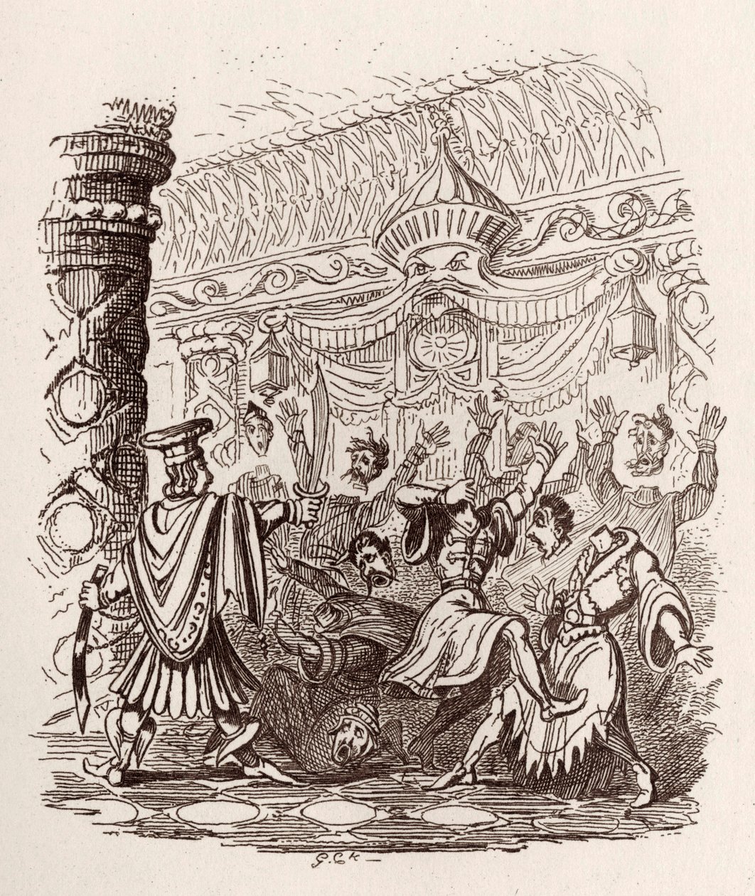 Kardeşler Grimm Çocuk ve by George Cruikshank
