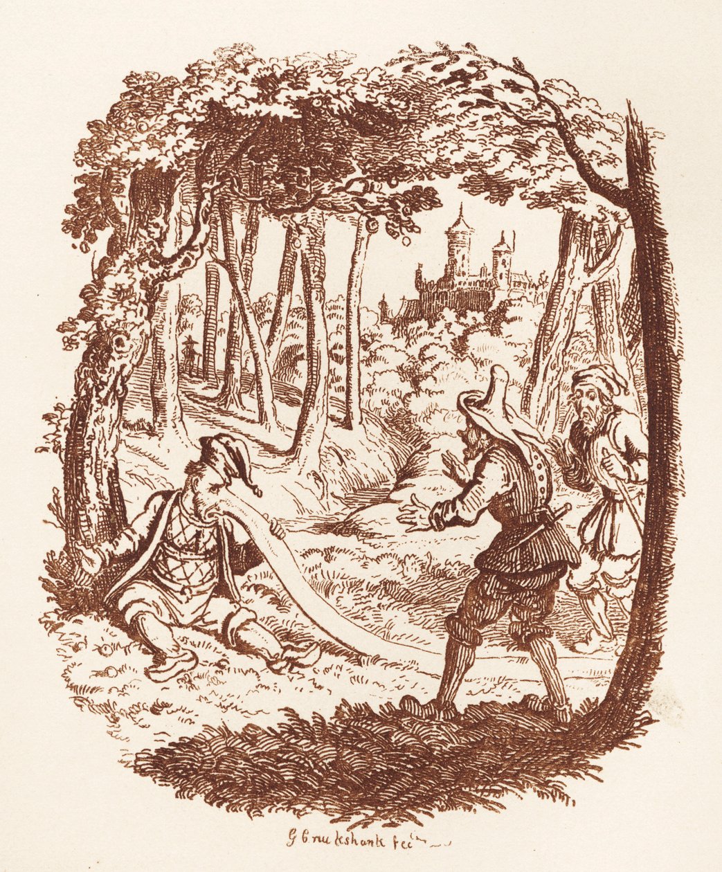 Kardeşler Grimm Çocuk ve by George Cruikshank