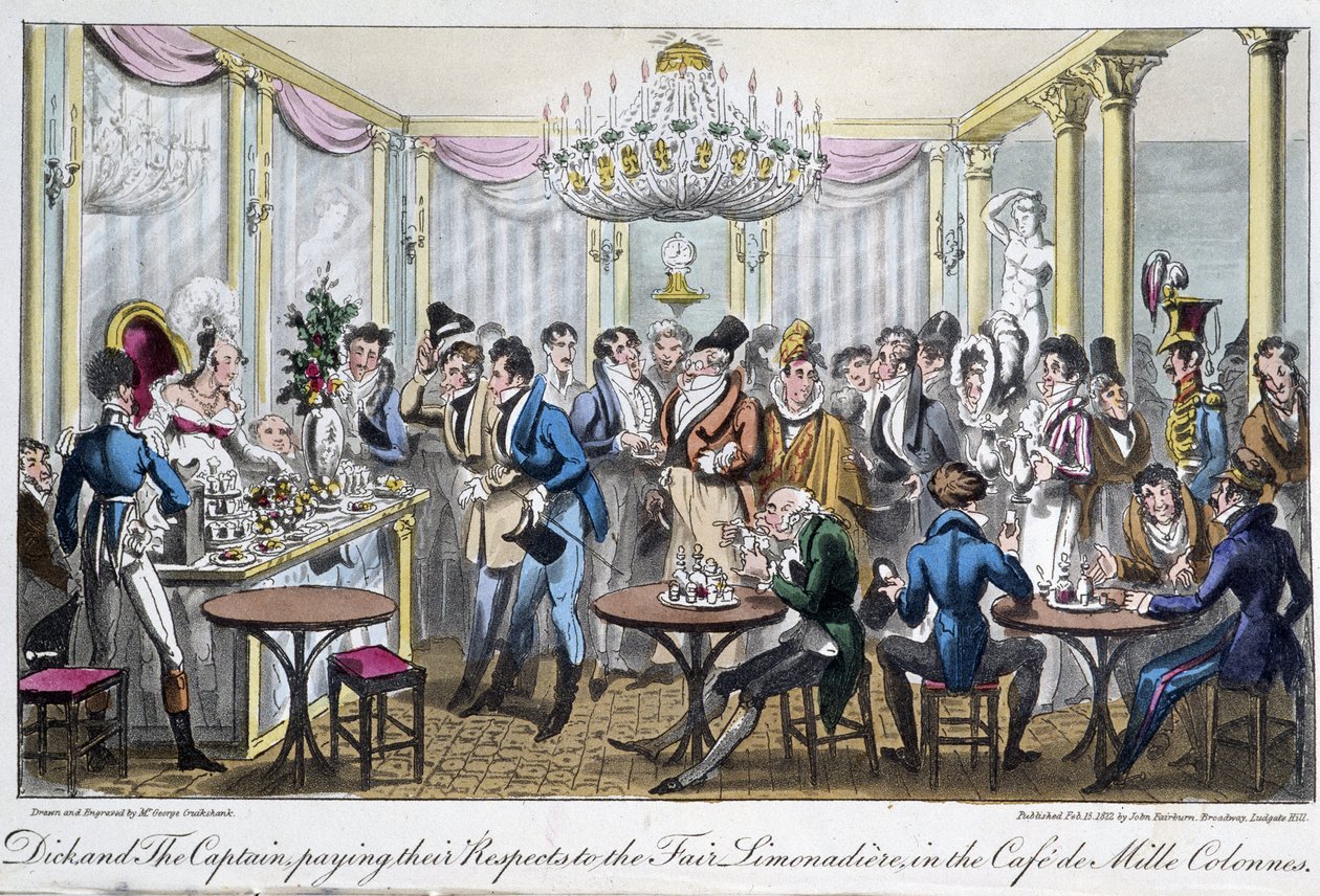 Café des Milles sütunları - David Carey, Londra