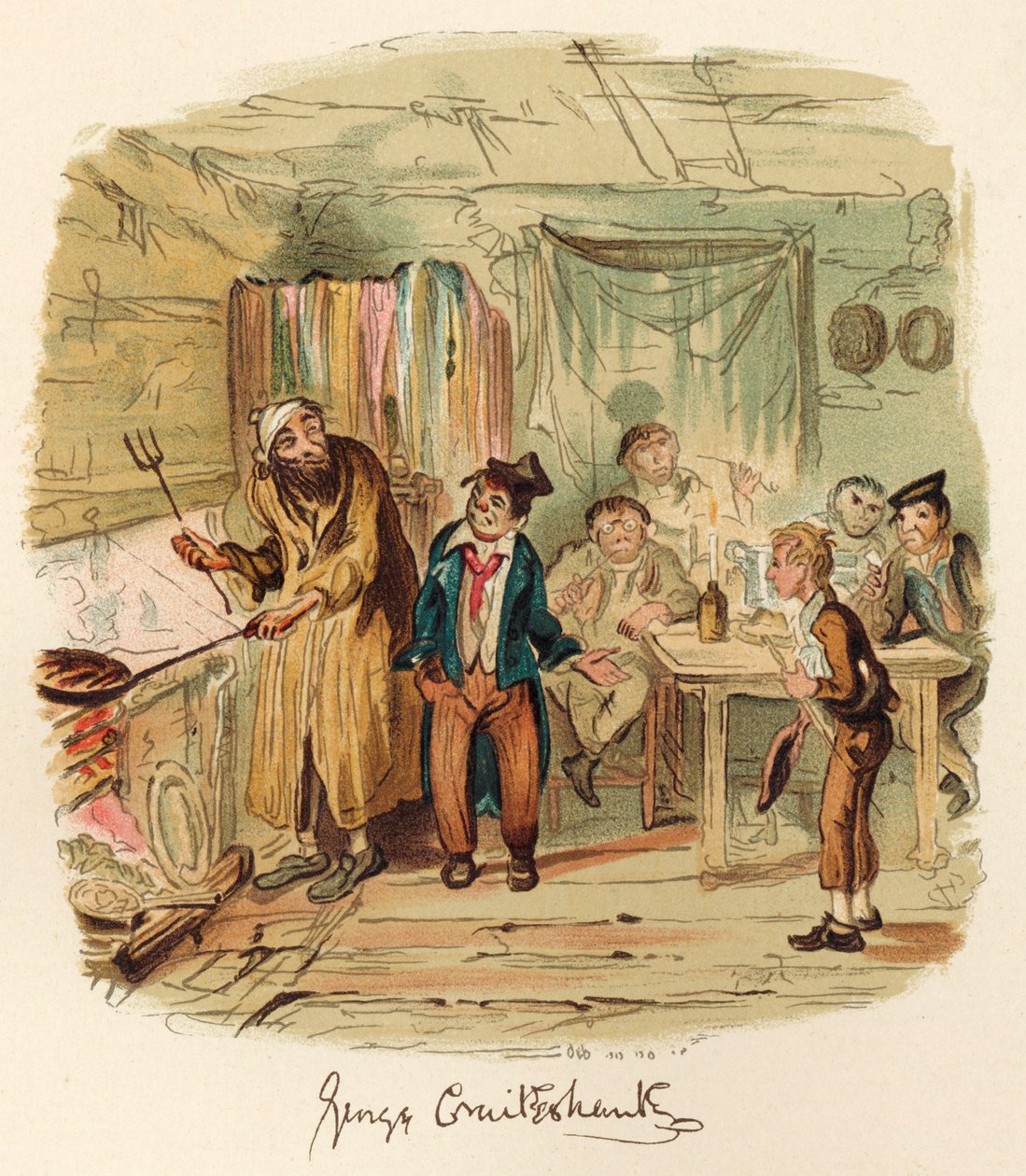 Charles Dickens'ın kitabı by George Cruikshank
