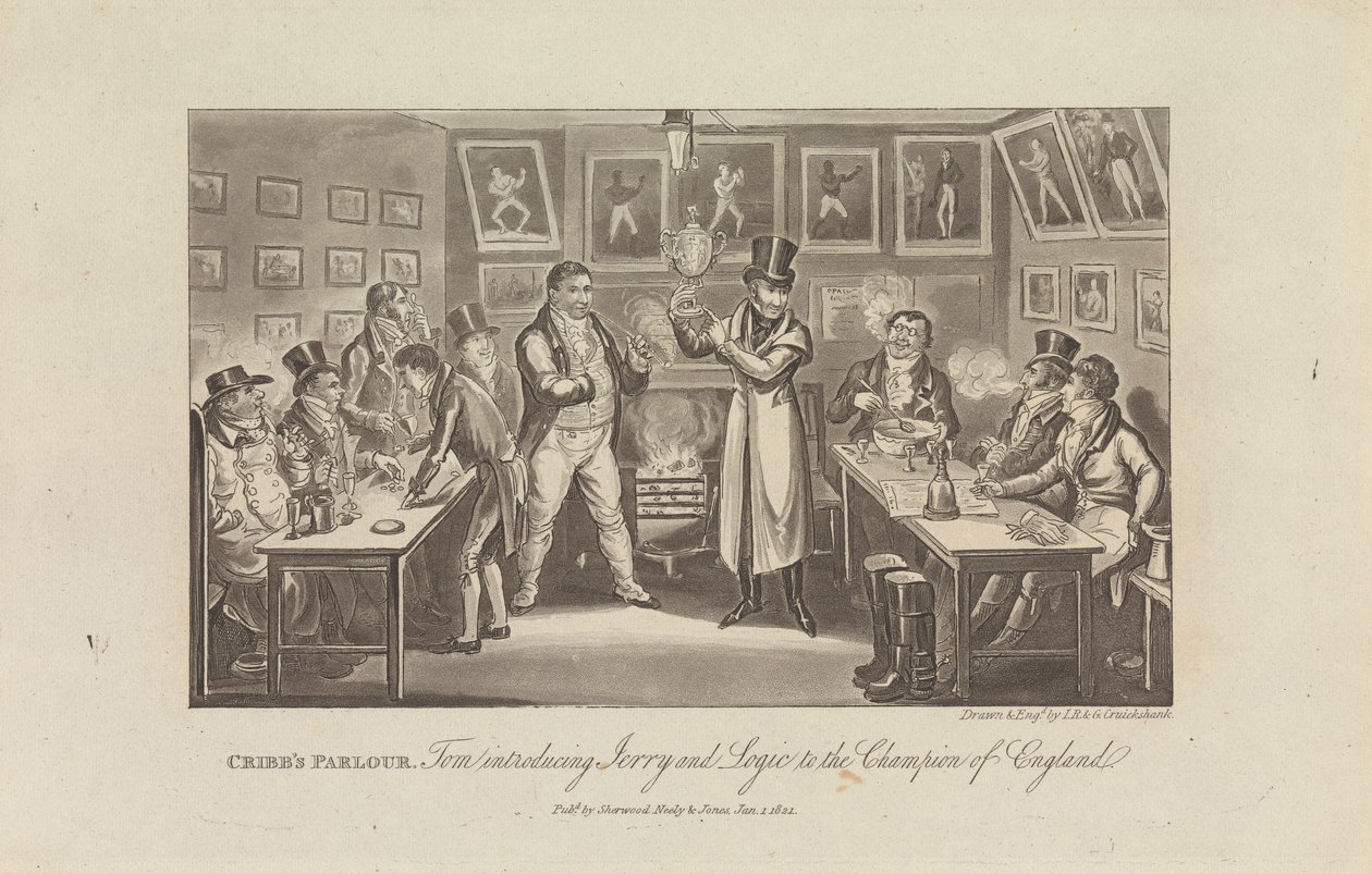 Cribb'in Salonu by George Cruikshank
