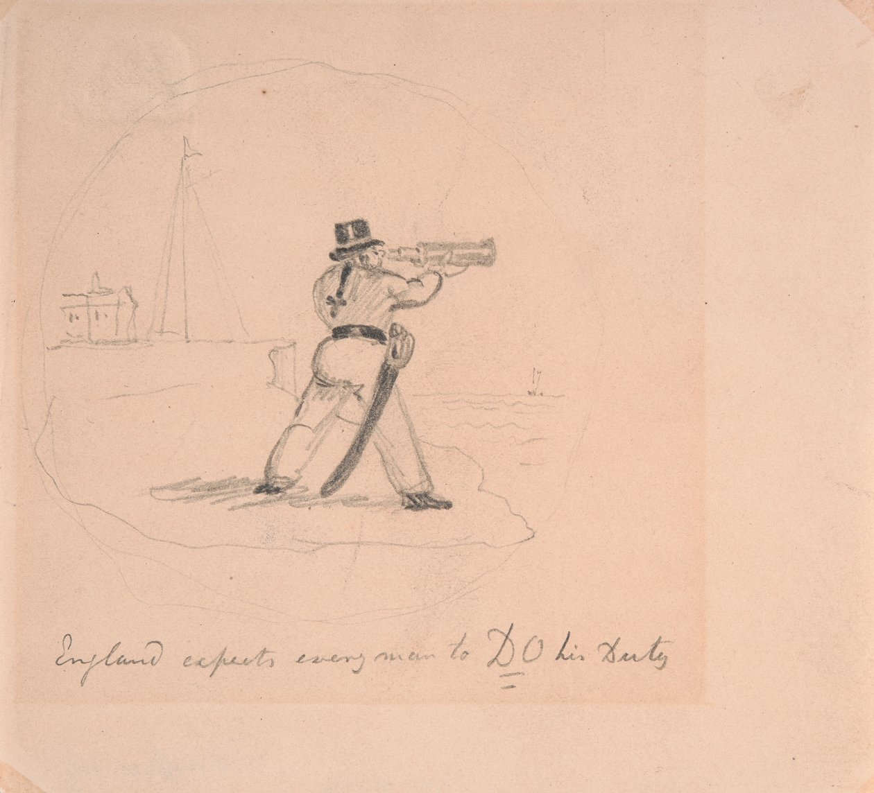 İngiltere, Herkesten Görevini -YAPMASINI- bekler by George Cruikshank