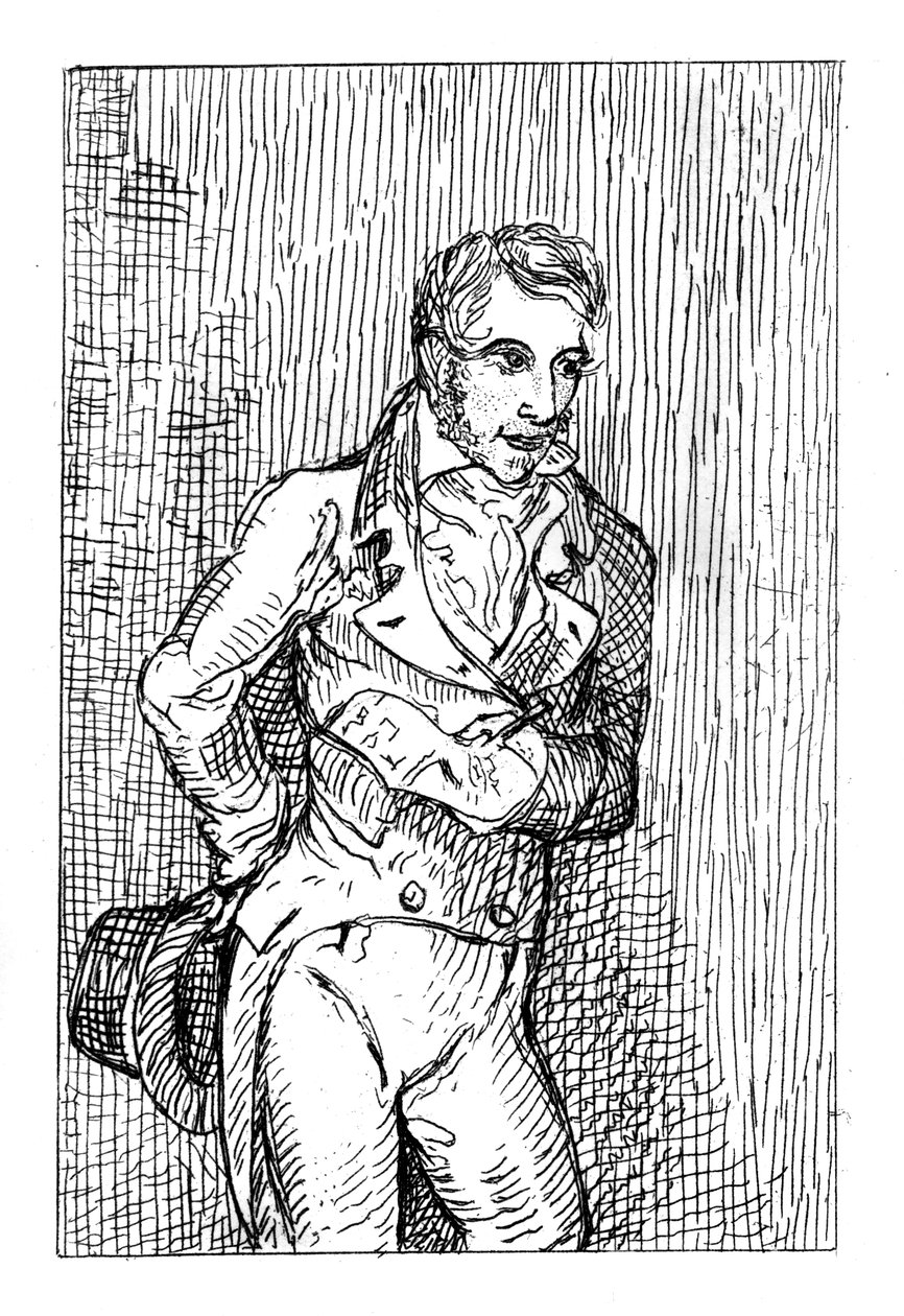 George Cruikshank 1792-1878, İngiliz karikatürist ve kitap illüstratörü, 1811. by George Cruikshank