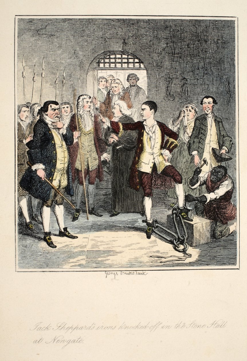 Jack Sheppards ütüleri Newgate