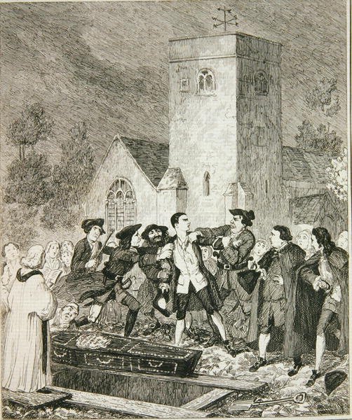 Jonathan Wild, annesinin Willesden Churchyard