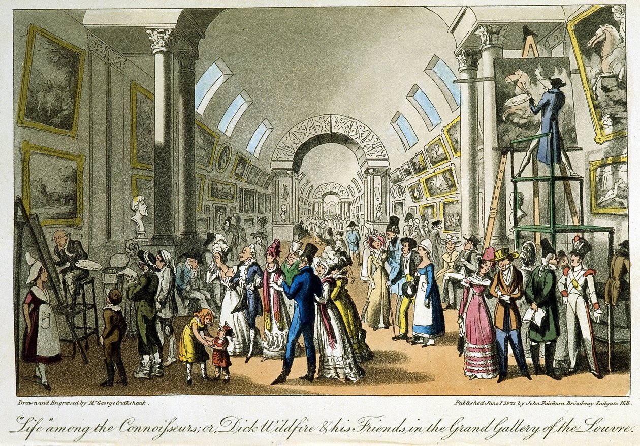 La grande galerie du Louvre - David Carey, Londra tarafından “” Paris