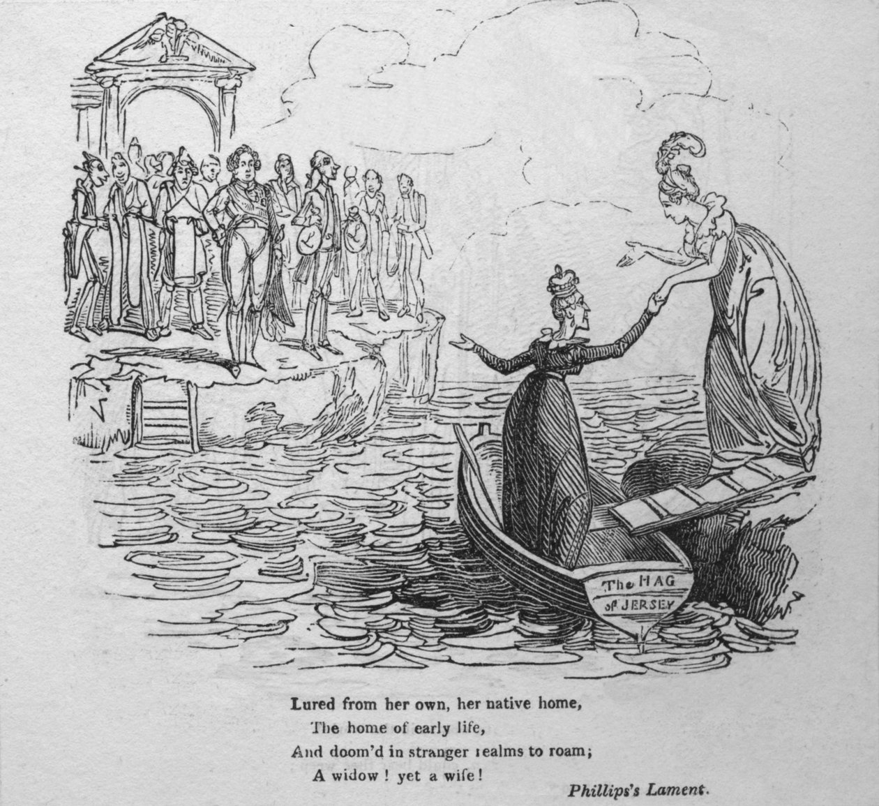 Kendi evinden, yerli evinden..., c1820. by George Cruikshank