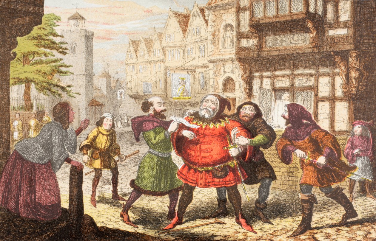 Bayan Quickly, Sir John Falstaff