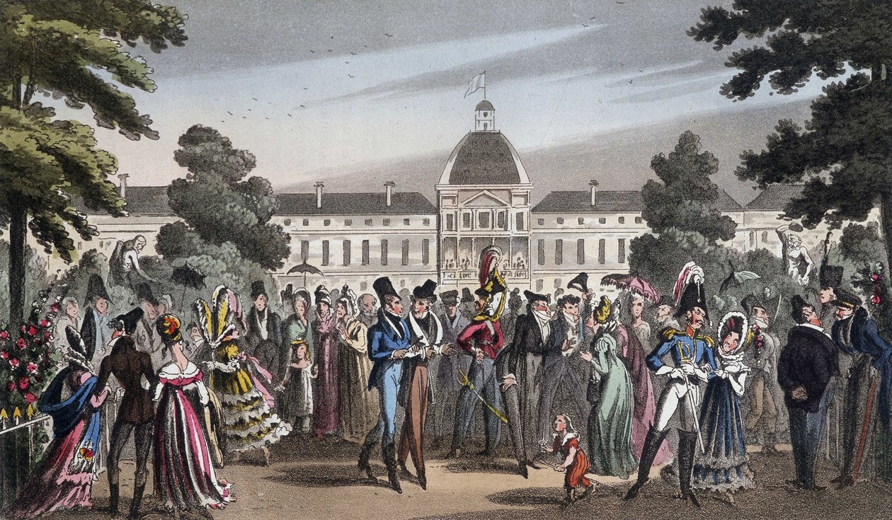 Promenade au Jardin des Tuileries - David Carey, Londra tarafından “Paris