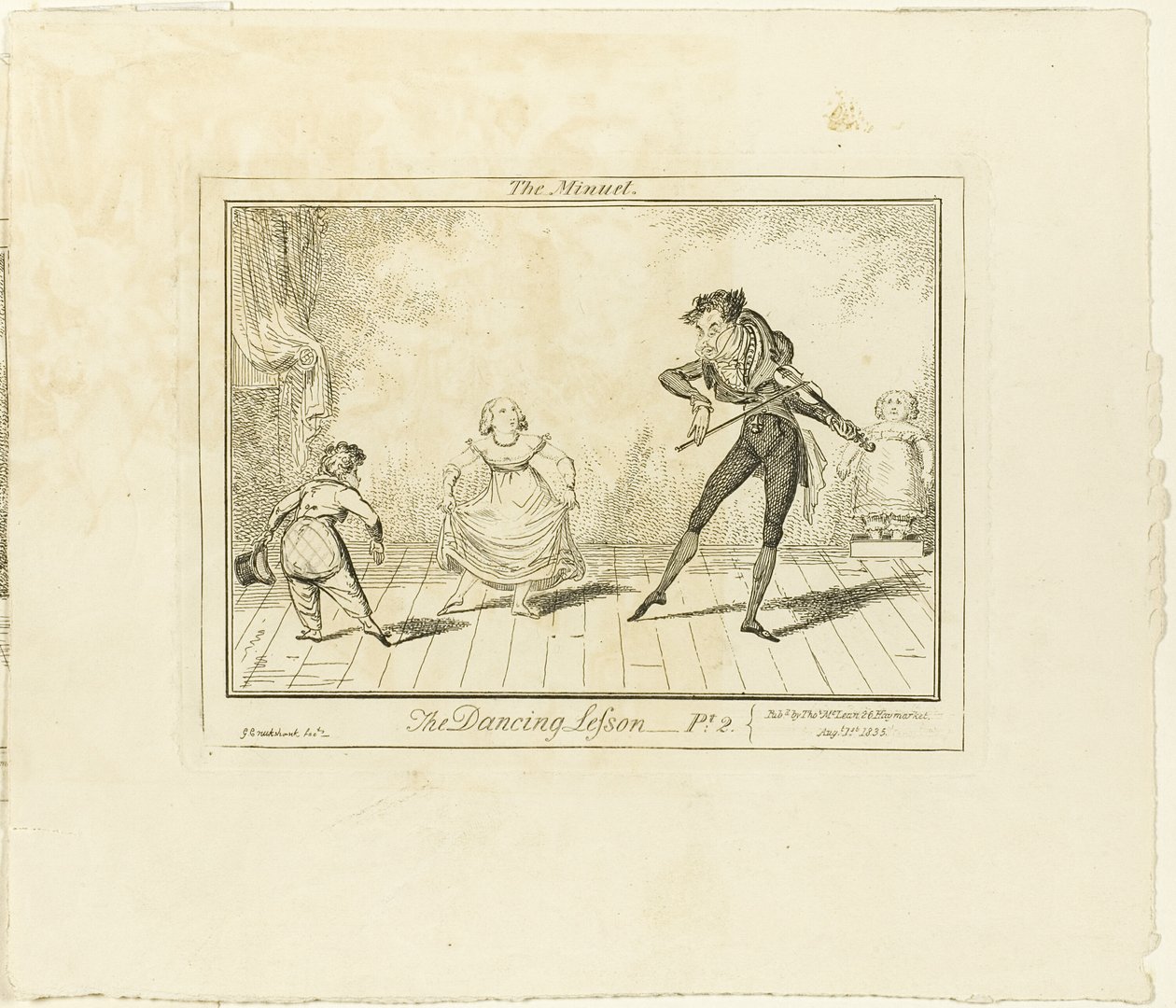 Dans Dersi, Bölüm 2: Minuet by George Cruikshank