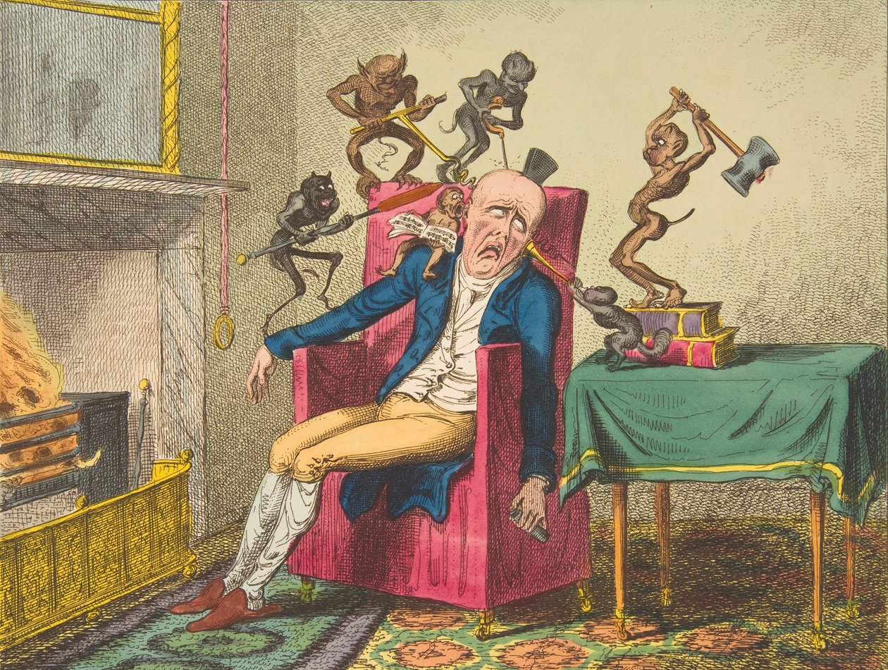 Baş Ağrısı, 12 Şubat 1819., 12 Şubat 1819. by George Cruikshank