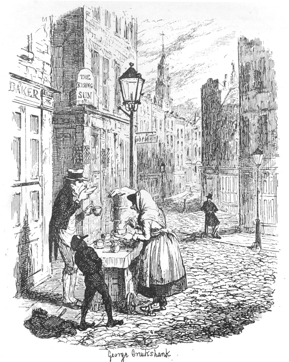 Sokaklar - Sabah, c1900 by George Cruikshank