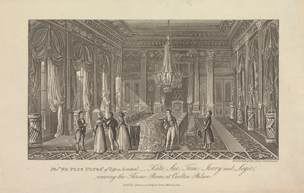 'Londra'da Yaşam'ın 'ne plus ultra'sı... by George Cruikshank