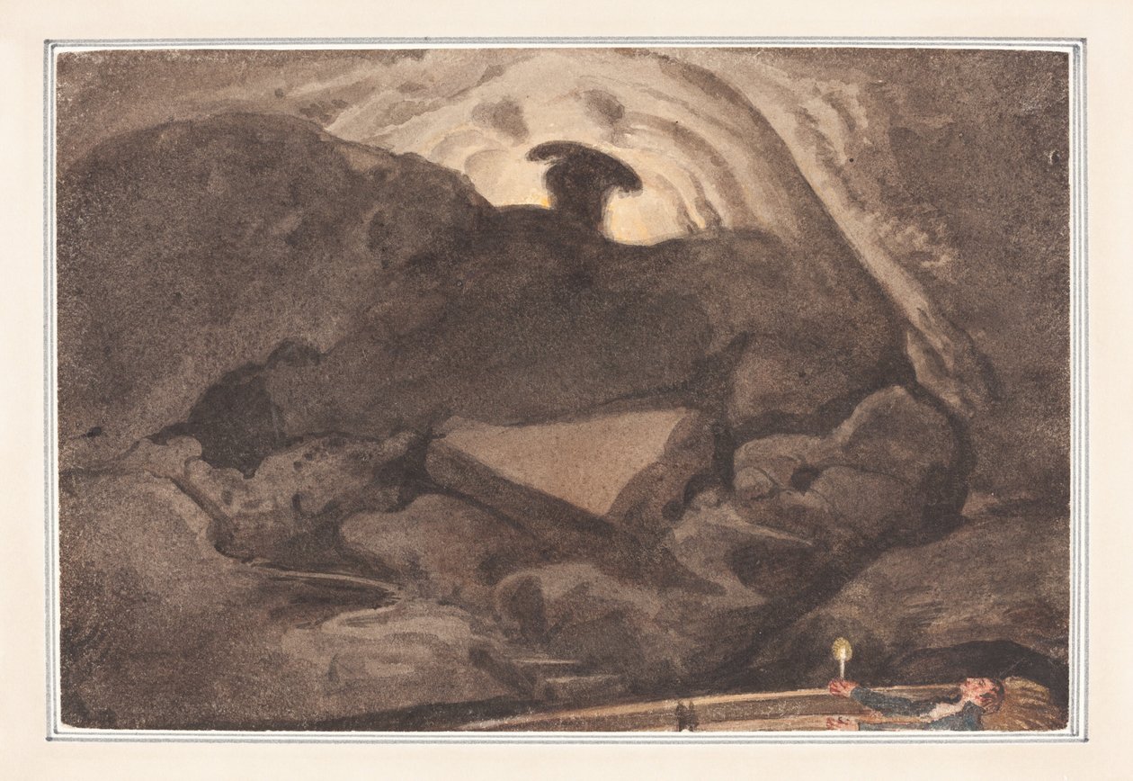 Mağaradaki Sahne by George Cumberland