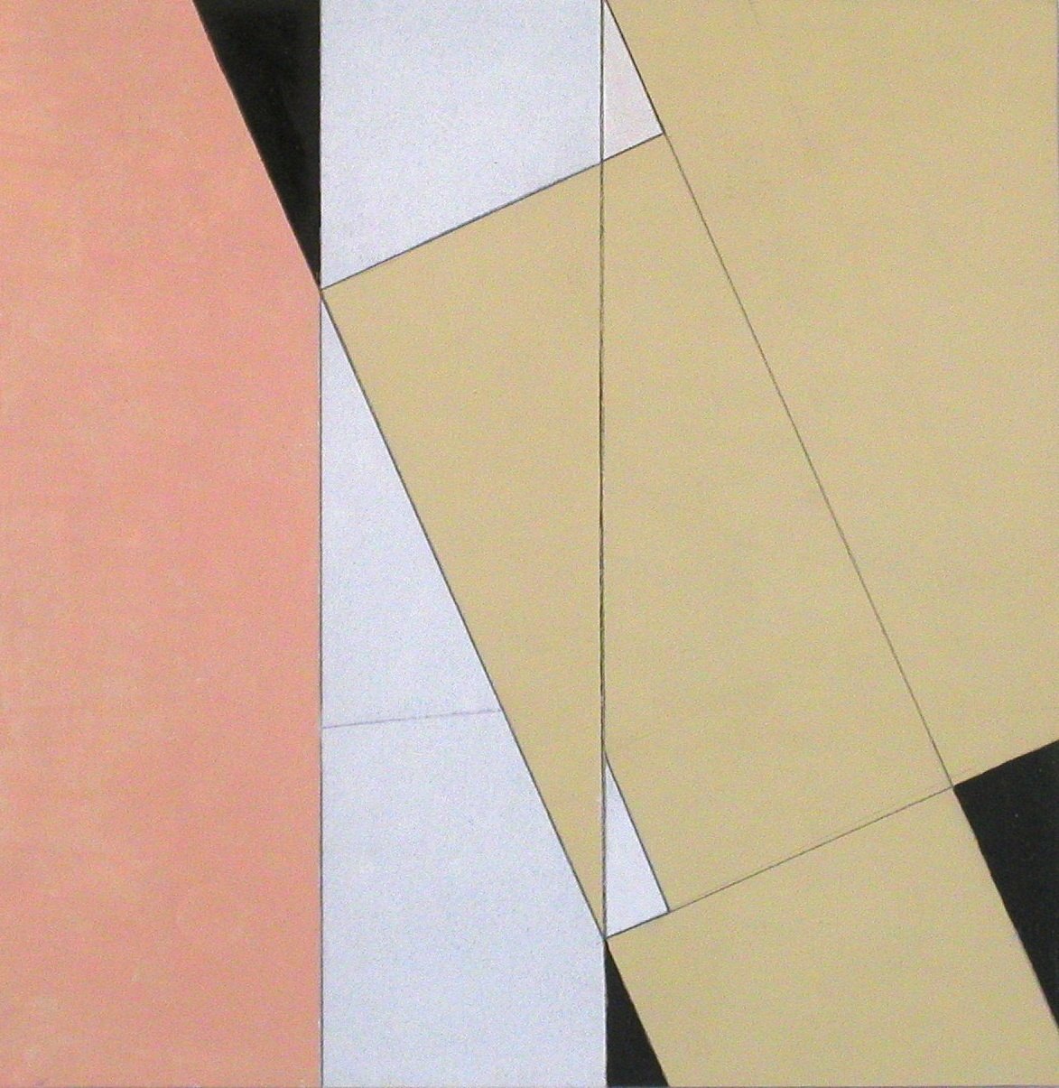 Mekânsal İlişki, No 2, 2003 (kağıt ve karton üzerine yağlı boya) by George Dannatt