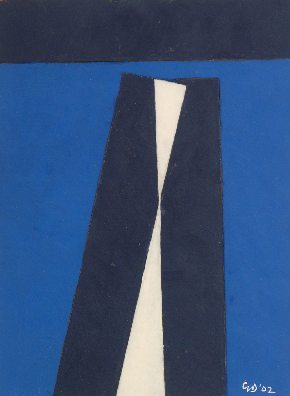 White Thrust, 2002 (karttaki yağ) by George Dannatt