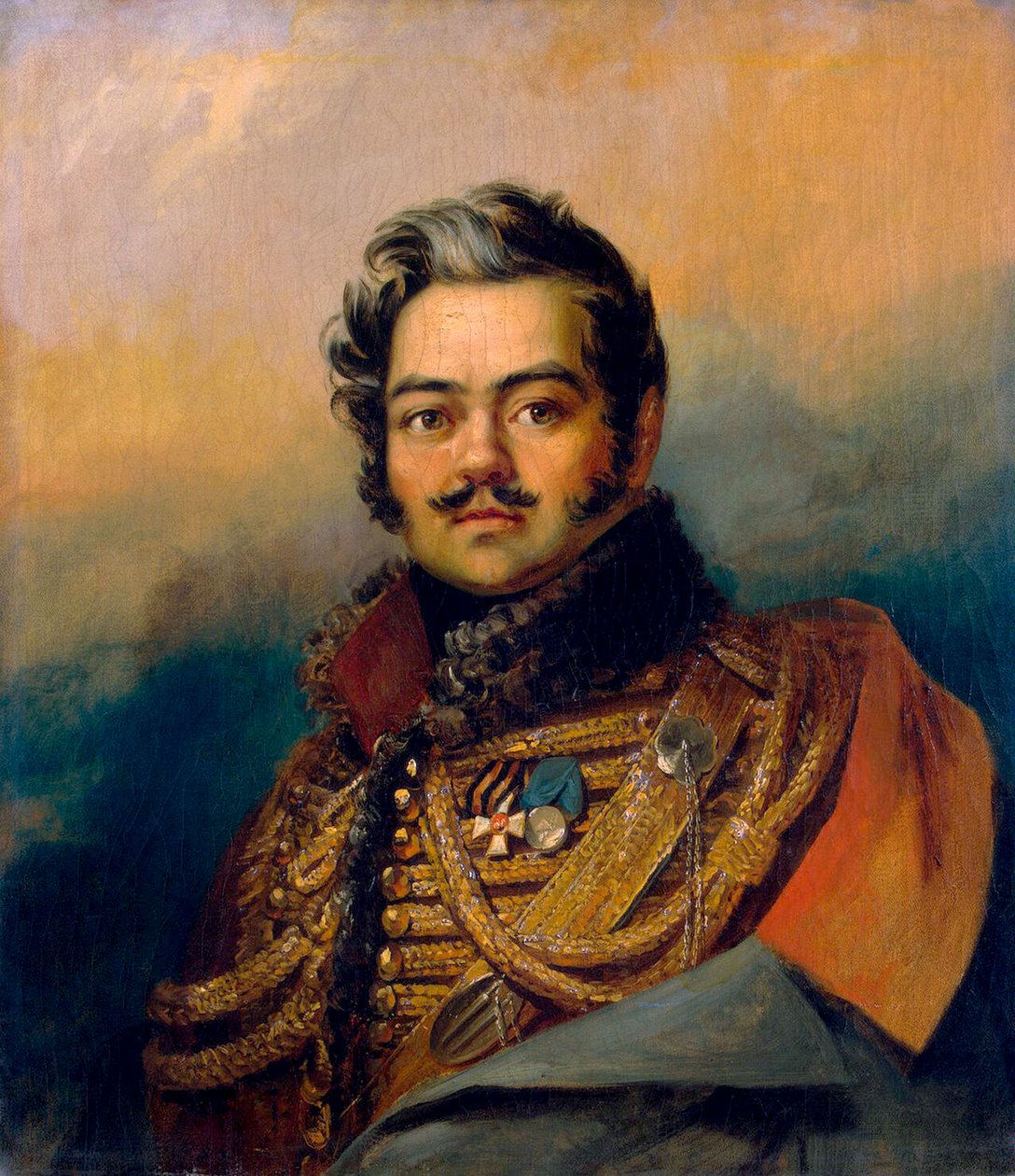 Denis Davydov, Rus askeri ve şair, c1828. by George Dawe
