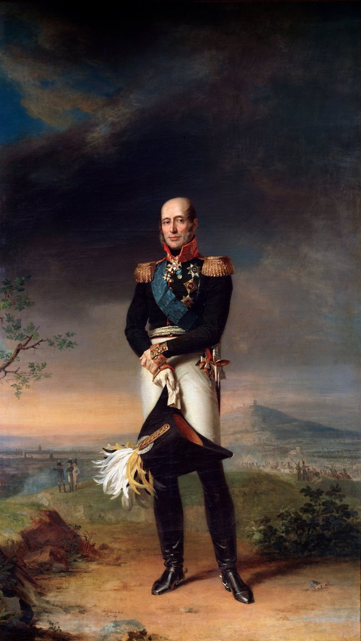 Mareşal Kont Mikhail Barklay-de-Tolli'nin Portresi, 1829 by George Dawe