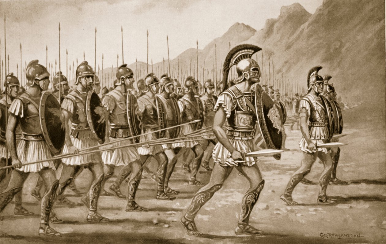 Bir Makedon Phalanx, 