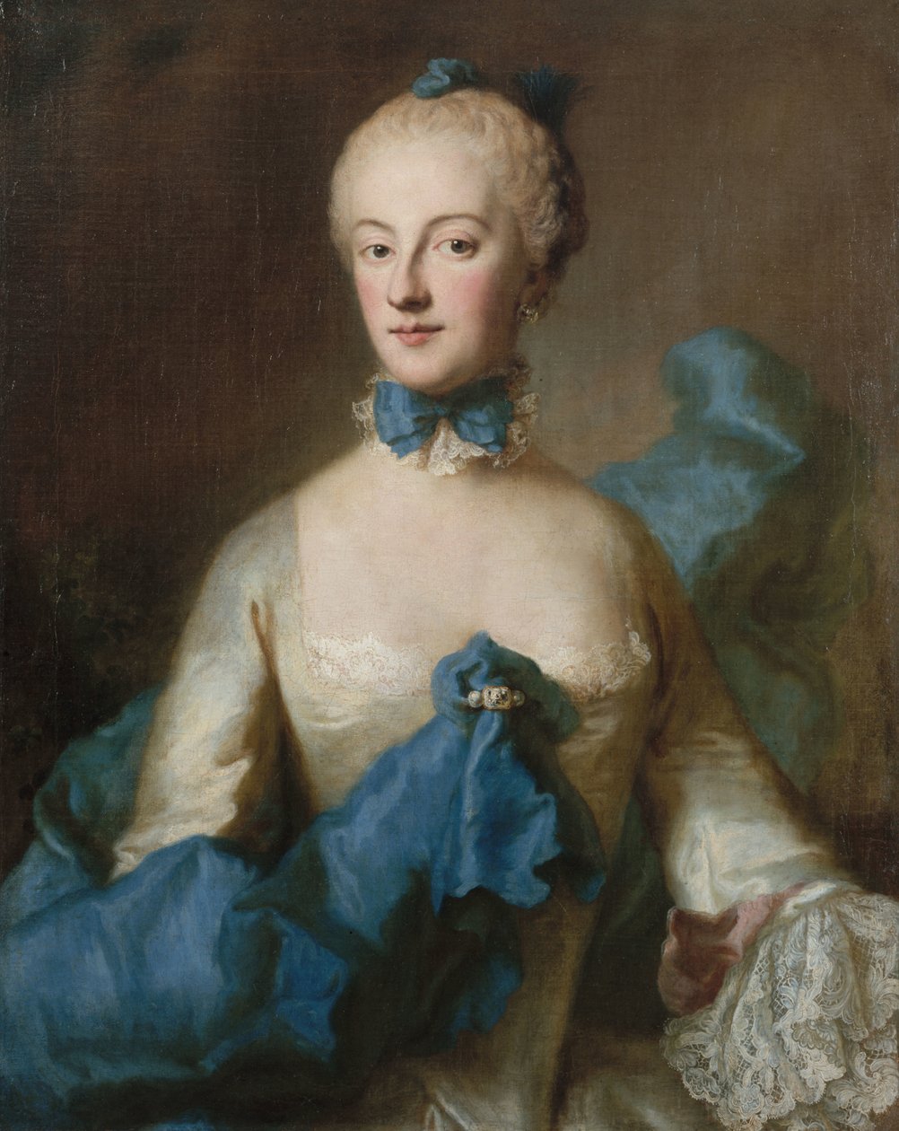 Bavyera Düşesi Maria Anna Josepha 1734-1776, Baden-Baden Uçbağı, c.1750. by George Desmarées