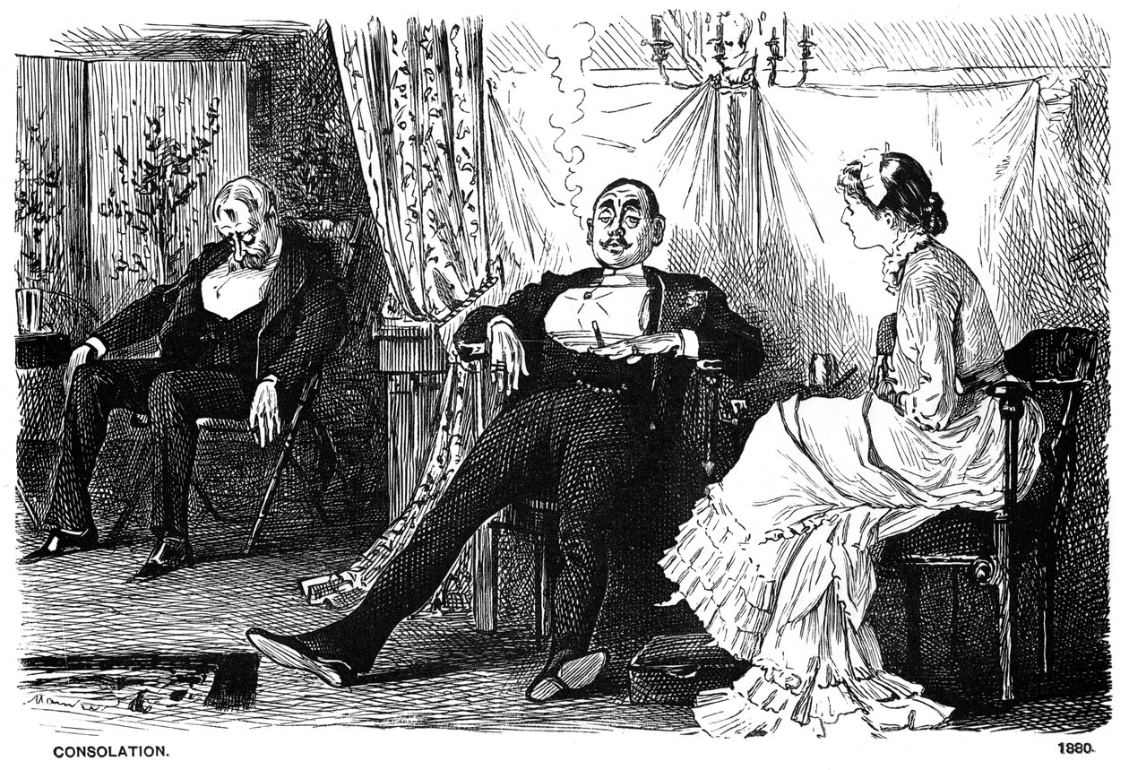 Teselli, 1880 1891. by George du Maurier