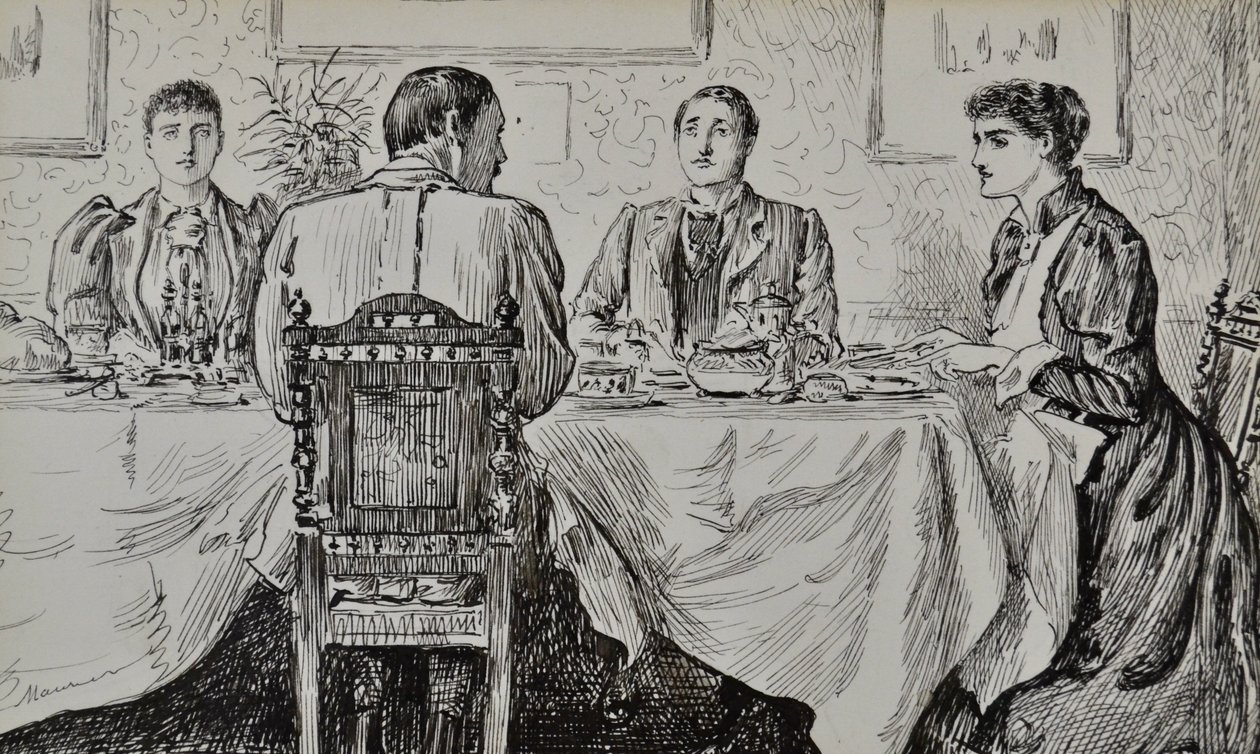 İnsanın Farklı Şekilde İfade Etmeyi Tercih Ettiği Şeyler by George du Maurier