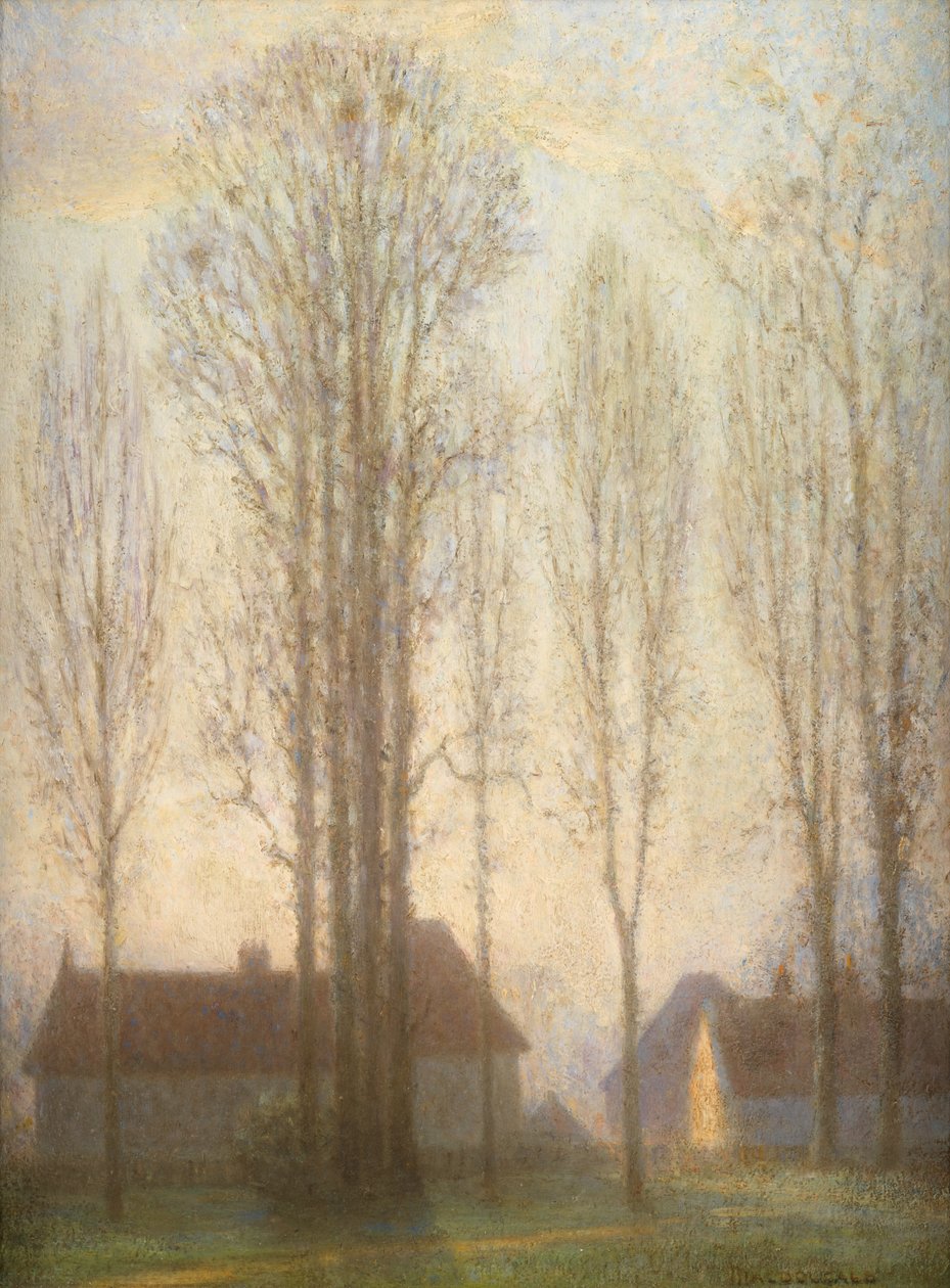 The Old Rookery (gemideki yağ) by George Duncan Macdougald