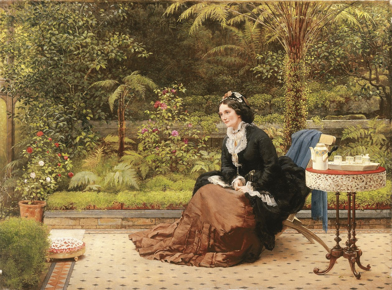 Beş O"Saat, 1874 dolayları by George Dunlop Leslie