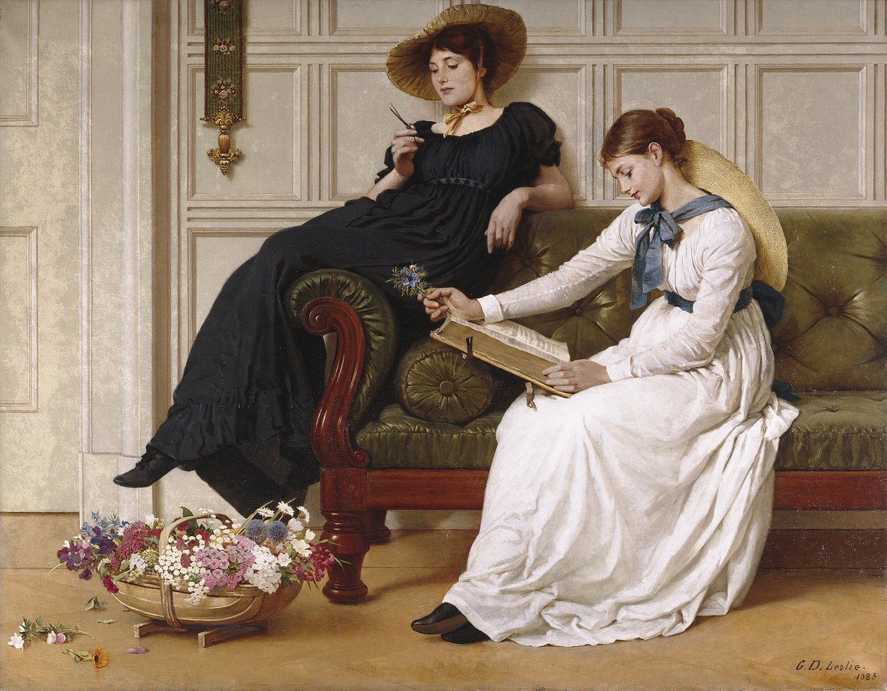 Çiçeklerin Dili by George Dunlop Leslie